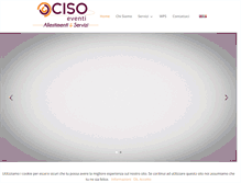 Tablet Screenshot of cisoeventi.it
